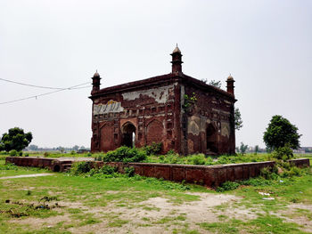 Built structure against clear sky