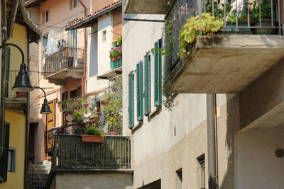 The town of brunate in the province of como, lombardy, italy.