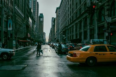 Traffic on city street