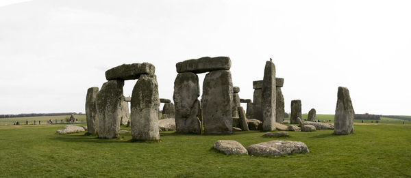 View of old ruins