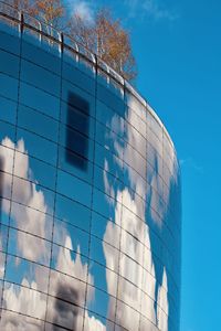 Low angle view of building against sky