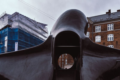 Low angle view of building against sky