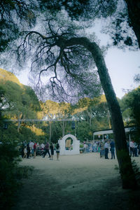 Group of people in park