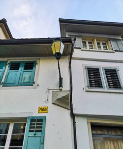 Low angle view of building against sky