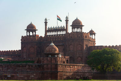 Low angle view of historical building