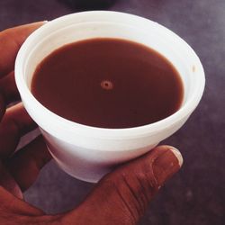 Close-up of coffee cup