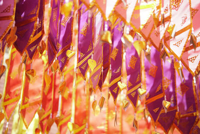 Full frame shot of colorful decorations