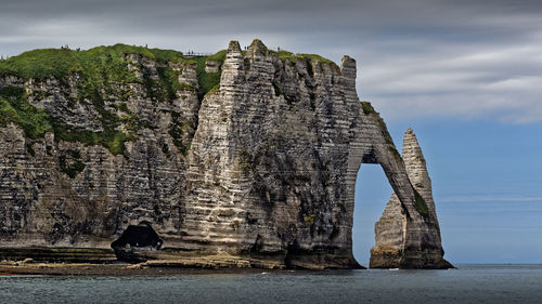 Rock formations at seaside