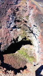 Close-up of rock formation