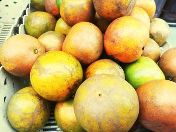 Close-up of fruits for sale at market stall