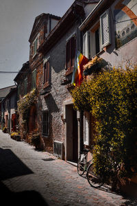 Street amidst buildings in city