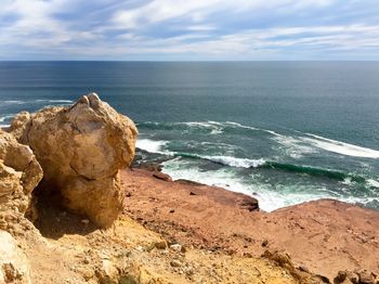 Scenic view of sea in australia