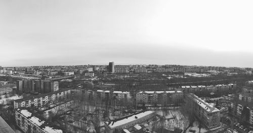 High angle view of cityscape