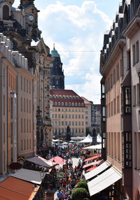 View of buildings in city