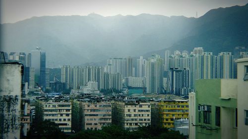 Skyscrapers in city