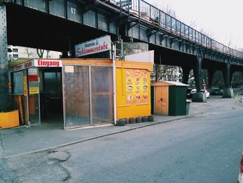 Information sign in front of railroad station
