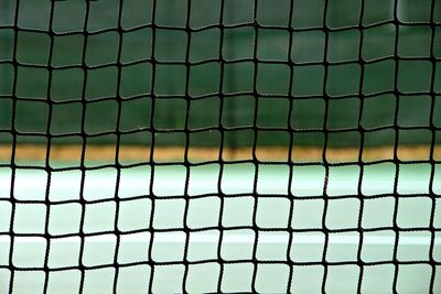 Close-up of net on sports court