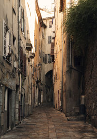 Alley amidst buildings