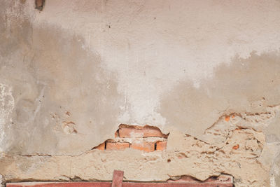 Full frame shot of weathered wall