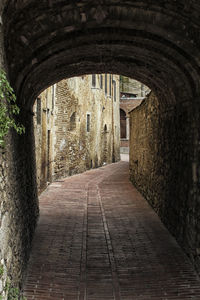 Corridor of old building