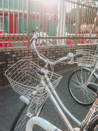 Shopping cart on street