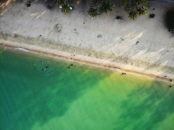 High angle view of a lake