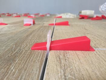 Close-up of toy on table