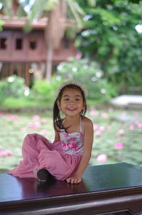 Portrait of a smiling girl