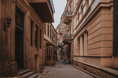 Street amidst buildings