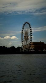 Ferris wheel against sky