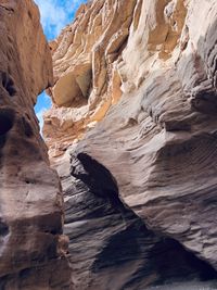 Scenic view of rock formations