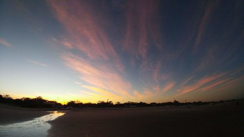 Scenic view of sunset