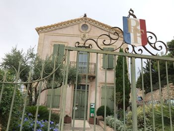 Low angle view of building against sky