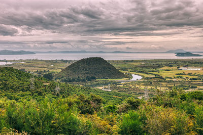 Scenic view of landscape against sky