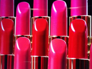 Close up of red objects