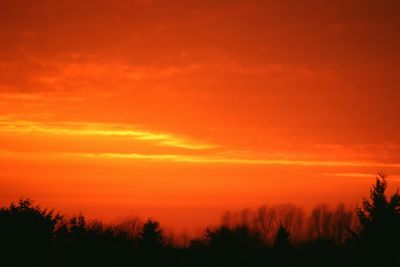 Scenic view of sunset sky