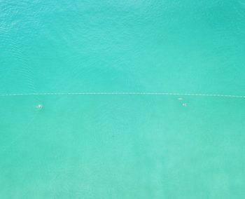 Aerial view of turquoise seascape