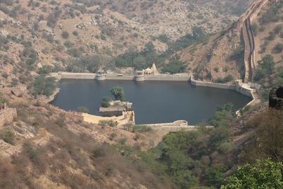 View of bridge over river