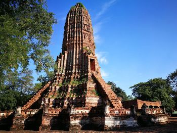 Low angle view of temple