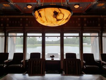 Interior of restaurant