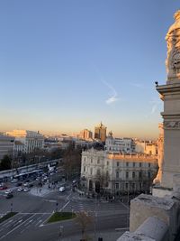 View of buildings in city