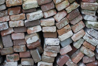 Full frame shot of stone wall