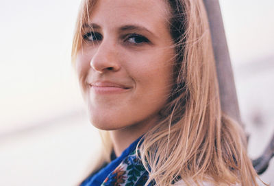 Close-up portrait of woman
