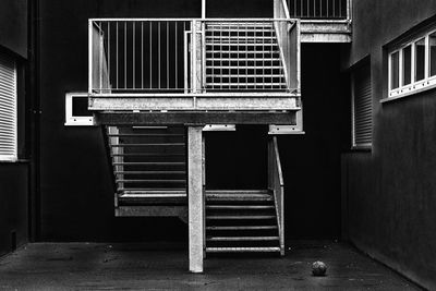 Empty entrance of old building