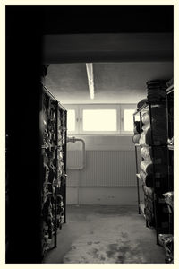 Interior of building