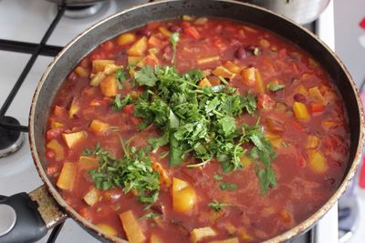 Close-up of food in bowl