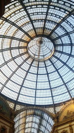 Low angle view of ceiling