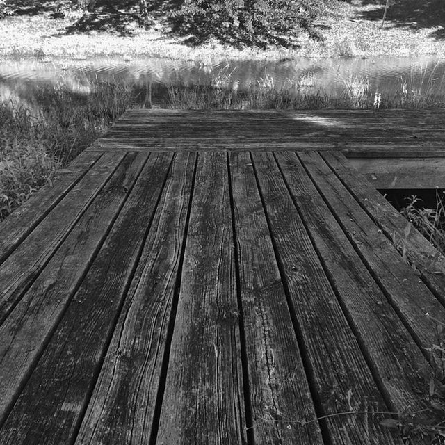 wood - material, water, wooden, boardwalk, wood, pier, tranquility, lake, the way forward, nature, tranquil scene, plank, day, outdoors, beauty in nature, high angle view, jetty, no people, tree, scenics