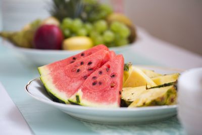 Close-up of fruits in bowl