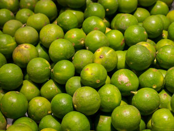 Full frame shot of green apples